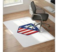 Licensed Décor Tapis Atlético de Madrid - Taille M (125 cm (l) x 100 cm (H) - Crête en Couleur sur Blanc