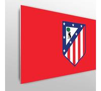 Licensed Décor Tête de lit réglable Atlético de Madrid - 100 cm (l) x 75 cm (H) - Blason de Couleur complète sur la Marque Rouge