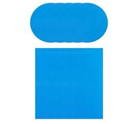 LICHENGTAI 10 Pièces Rustine Piscine, Piscine Patch Kit De Réparation, Piscine Kit De Réparation, Réparation Plastique Correctifs Auto-adhésives Rustine pour Piscines Gonflables Bateaux, Bleu
