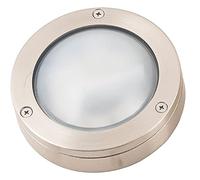 Licht-Erlebnisse Lampe de bateau en laiton IP64 en nickel maritime Petite lampe d'extérieur ronde pour maison, mur, porte d'entrée, terrasse