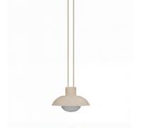 Licht-Erlebnisse Riku Lampe Suspendue LED Dimmable Beige IP54 3000 K Ø20 cm