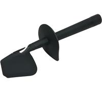 LICHTBLAU Spatule 2857 avec collerette de sécurité pour Thermomix TM31 TM5 I Racloir à pâte de rechange pour robot de cuisine Vorwerk I Adaptée au contact alimentaire I Plastique gris foncé