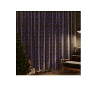 vidaXL Lichtsnoergordijn met 300 LED's en 8 functies 3x3 m blauw328930 Blue