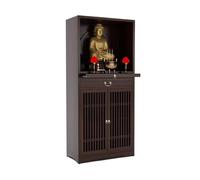 LICONG-2020 Table d'autel Brûleur De Porte Ajouré Bouddha Offrant Richesse
