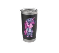 Licorne Femme cool Enfants Filles Licorne mignonne Gobelet isotherme en acier inoxydable double paroi