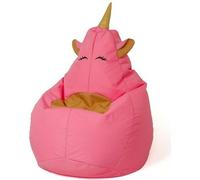 Licorne rose XXL 140 x 100 cm Sako sac pouf