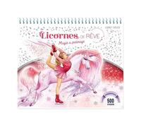 Licornes de rêve - Carnet créatif - Magie du patinage - Christine Alcouffe - Play Bac Eds - broché - Document jeunesse