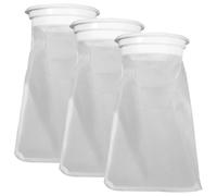 Licsaliwe Filtre fourre-Tout IBC - Filtre de Couvercle IBC 3 pièces, Remplacement réutilisable Lavable en Nylon pour Baril de Pluie à Mailles Fines 5, 3 x 250 mm