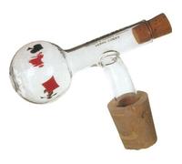 L'IDEAL Doseur en verre 4 cL - décor carte de jeu