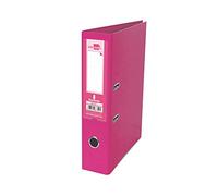 Liderpapel 79697 Documenta Classeur Levier Carton Rembordé PVC 1,9 mm Dos 52 mm Rado Métallique Rose