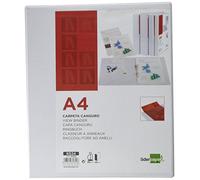 Liderpapel 931324 Classeur Kangourou Plastique Dos 68 mm 283 x 320 mm Document A4 2 Anneaux 40 mm Blanc