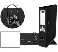 Liderpapel 932054 Documenta Classeur Levier Carton Rembordé PVC 1,9 mm Dos 75 mm Rado Métallique Noir