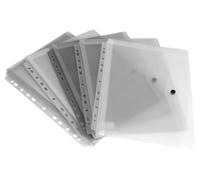 Liderpapel 933841 Pochette Enveloppe Polypropylène 180 Microns A4 210x297mm Résistant Perforée Pack Lot de 5 Assorties