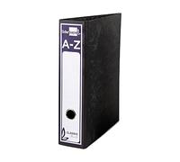 Liderpapel 937745 Classic Classeur Levier Carton Entre collé 1,9 mm Dos 80 mm Levier Nickelé 75 mm Compresseur Métallique Noir