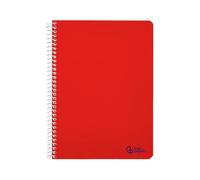Liderpapel Cahier à spirale A5 Smart couverture souple 80h 75 g lisse avec marge couleurs assorties unité