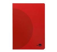 Liderpapel Carnet de notes 360 couvercle en plastique A4 48 feuilles 90 g/m2 cadre 4 mm avec marge couleurs assorties