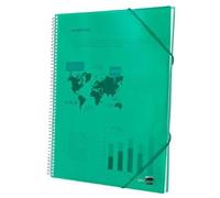 liderpapel ec11 - fichier Vitrine avec spirale, A4, Couleur Vert
