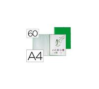 liderpapel ec23 - fichier Vitrine avec spirale, A4, Couleur Vert