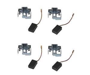 LIDL Lot de 4 brosses à charbon pour meuleuse d'angle Parkside - Compatible avec PWS 125 E4, D3, G6 - IAN 346212, 304008, 287952