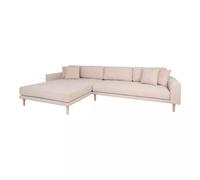 LIDO - Canapé angle gauche sable Beige