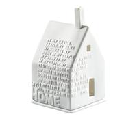 Liebe, Licht & Träumen - Photophore en Porcelaine - 7 x 7 x 10 cm - Home