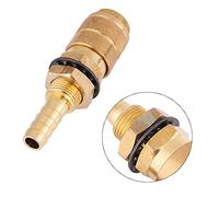 LiebeWH Connecteur Rapide pour Torche de Soudage, Raccord de Tuyau M8 en Laiton, Couplage Rapide de Gaz d'eau, Installation Facile pour Accessoires de Torche de Soudage MIG TIG (Couleur laiton)