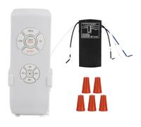LiebeWH Kit Télécommande Ventilateur Plafond Universel 220V Contrôleur 3 Vitesses Minuterie Récepteur pour Lampe Ventilateur