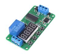 LiebeWH Module de Relais de Minuterie 12 V, Contrôleur de Relais de Retard DC Multifonction avec de Déclenchement Inférieur à économie d'énergie Automatique pour un Contrôle de Puissance, des