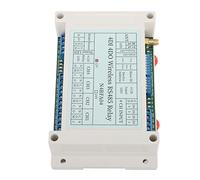 LiebeWH Module de Relais sans Crochet 4 Canaux 4DI 4DO avec Antenne pour Contrôle sans Crochet 426-508,5 MHz 800-1000 M Transmission Smart Home Security PLC IO Expansion (12V)