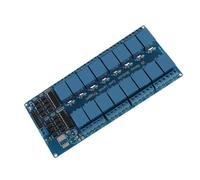 LiebeWH Module Relais, 16 Canaux 5V Protection Optocoupleur | Carte de Contrôle pour Projets de Microcontrôleurs, Extension de Sorties PLC, Déclenchement à 3mA, Charges de 220V CA ou