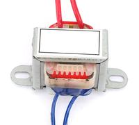 LiebeWH Transformateur de Puissance en Nylon Ignifuge EI Convertisseur de Tension monophasé Sortie 24 V 2 W Fil de Cuivre Entièrement imprégné Sous Vide pour Appareils électroménagers et équipements