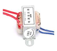 LiebeWH Transformateur de Puissance en Nylon Ignifuge EI Convertisseur de Tension monophasé Sortie 24 V 2 W Fil de Cuivre Entièrement imprégné Sous Vide pour Appareils électroménagers et équipements