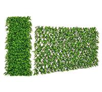 Lierre artificiel, plante d'intimité, haie murale avec eucalyptus vert
