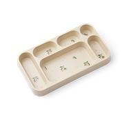 Liewood Assiette avec 6 compartiments Mosu 17x30 cm Peach-Sea shell