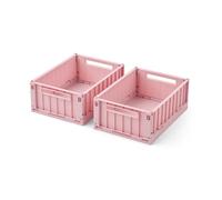 Liewood Boîte de rangement Weston Rose blush. S. lot de 2