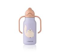 Liewood - Gourde en acier Kimmie 250 ml - Cat / Warm Lilac