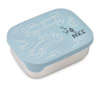 LIEWOOD - Kid's Arthur Printed Lunchbox - Conservation de la nourriture - 5,5 x 13 x 17 cm - race cars / beach blue