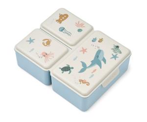 LIEWOOD - Kid's Driss Lunchbox - Conservation de la nourriture - 1,2 l - sea creature / sandy