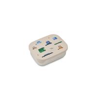 LIEWOOD - Kid's Arthur Printed Lunchbox - Conservation de la nourriture - 5,5 x 13 x 17 cm - cars / sandy