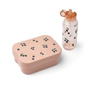 Liewood Set lunchbox imprimé Chelsey 2 pièces Berry-Pale Tuscany