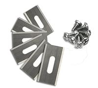 LifBetter Lot de 30 Lames de Tondeuse en Acier Inoxydable pour Husavarna 36,5 x 18,5 x 0,65 mm (Argent)