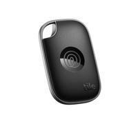 Life360 Tile Pro - Tracker Bluetooth Puissant, détecteur de clés et localisateur d'objets pour clés, Sacs & Autres. Compatible avec iOS & Android. Tracker de téléphone. Lot de 1 (Noir)
