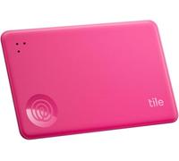 Life360 Tile Slim - Détecteur de Portefeuille, Tracker Bluetooth et localisateur d'objets pour étiquette de Bagage, Passeport et Autres. Compatible avec iOS & Android. Lot de 1 (Pink Punch)