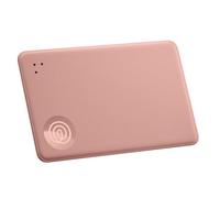 Life360 Tile Slim - Détecteur de Portefeuille, Tracker Bluetooth et localisateur d'objets pour étiquette de Bagage, Passeport et Autres. Compatible avec iOS & Android. Lot de 1 (Blush)