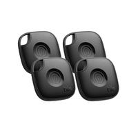 Life360 Tile - Tracker Bluetooth, détecteur de clés et localisateur d'objets pour clés, Sacs & Autres. Détecteur de téléphone. Compatible avec iOS & Android. Lot de 4 (Noir)