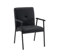Lifea Flex simili-cuir/synthétique - Chaise rembourrée Noir