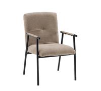 Lifea Flex tissu - Chaise rembourrée Marron