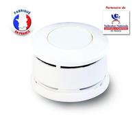 Lifebox Détecteur de Fumée Serenity 5 à Pile Alcaline 5 Ans Certifié NF Fabriqué en France avec Design Discrète