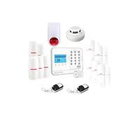 LIFEBOX Kit Alarme Maison connectée sans Fil WiFi Box Internet et GSM Futura Blanche Smart Life- Lifebox - KIT7