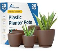 Lifemaster Pot de Fleurs Marron